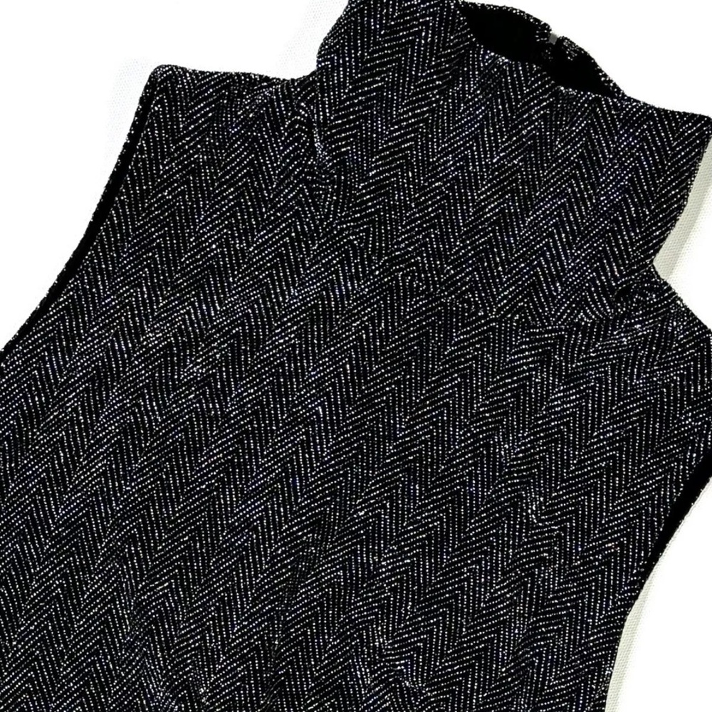 Ralph Lauren Evening Dress Women’s 2 Shimmering Silver Sleeveless Draped - Picture 2 of 9